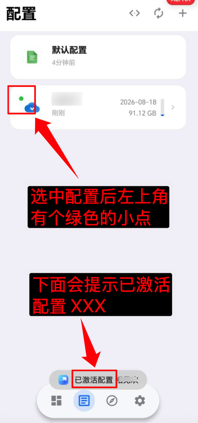 FlyClash 选择配置文件
